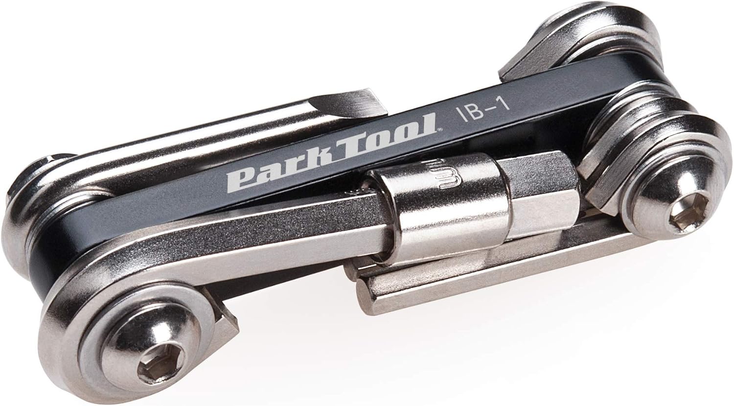 Park Tool IB-1 I-Beam Mini Bike Multi-Tool: 3-8mm Hex Wrenches & Screwdriver, Ultralight 87g Compact for On-Ride Adjustments