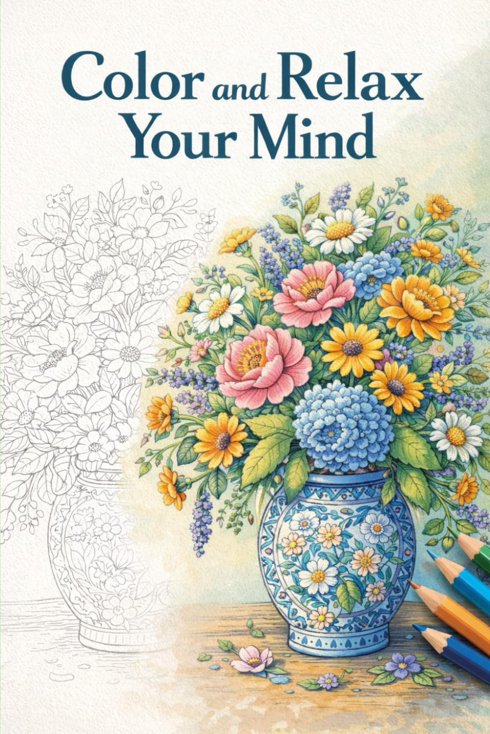 Color and Relax Your Mind: A Calm and Focused Adult Coloring Book with Beautiful Designs (Brain Loom Adult Coloring Colection)