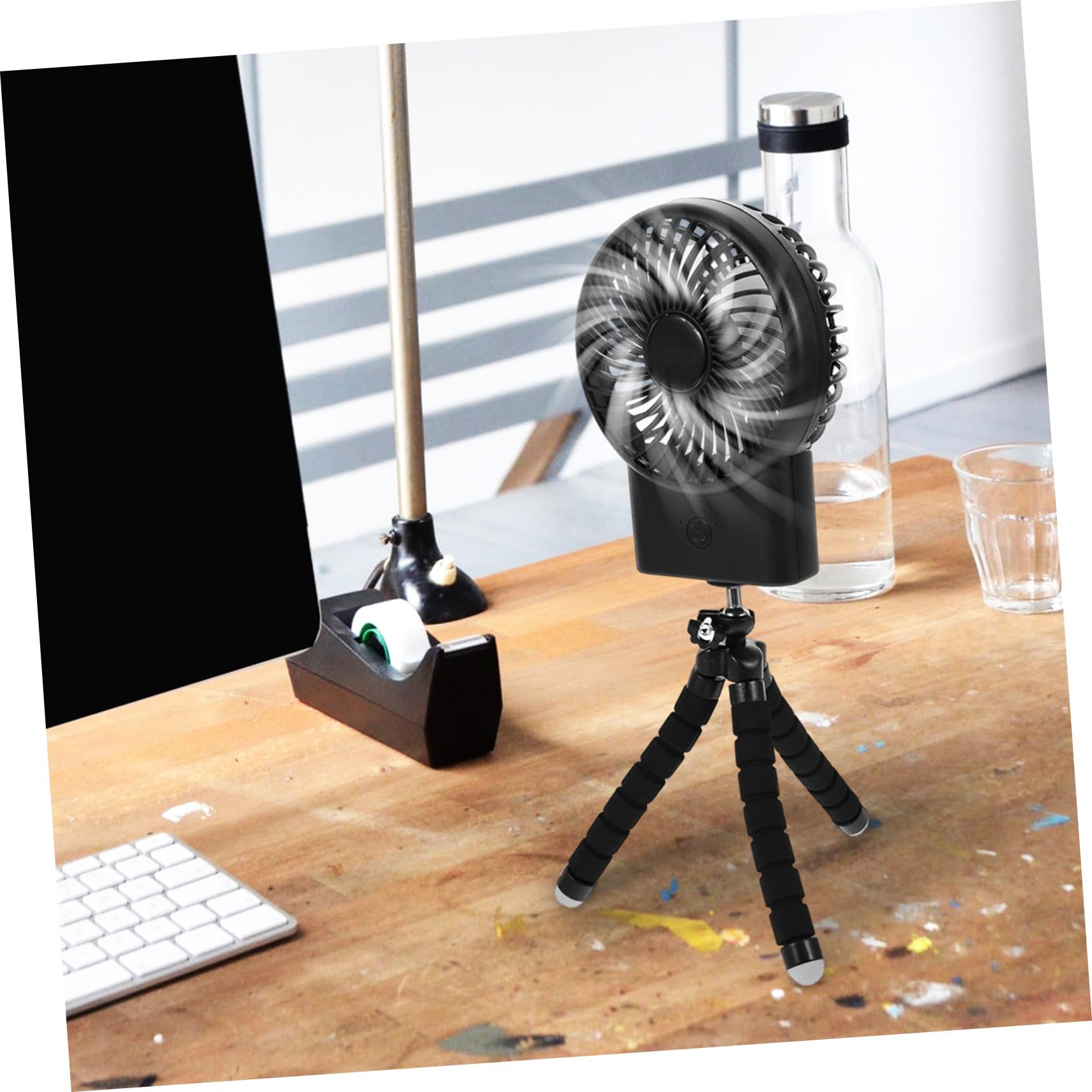 jojofuny 4piezas Ventilador Portátil Recargable Usb Para Cochecito De Silencioso y Para y Bolsos