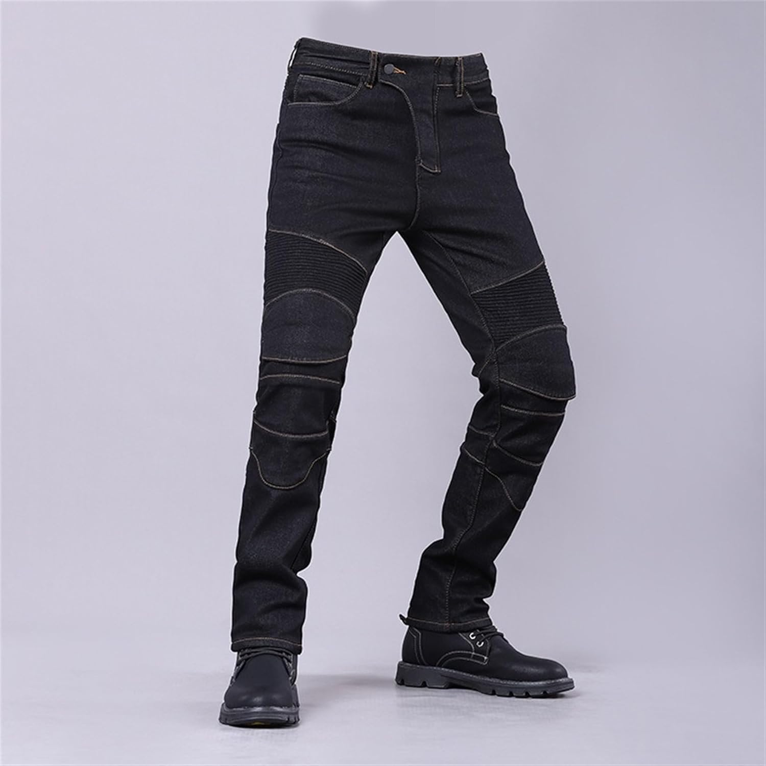Knee Hip Removable Armored Pant Regular Motorcycle Pants Riding Jean Athletic Fit Jeans for Men