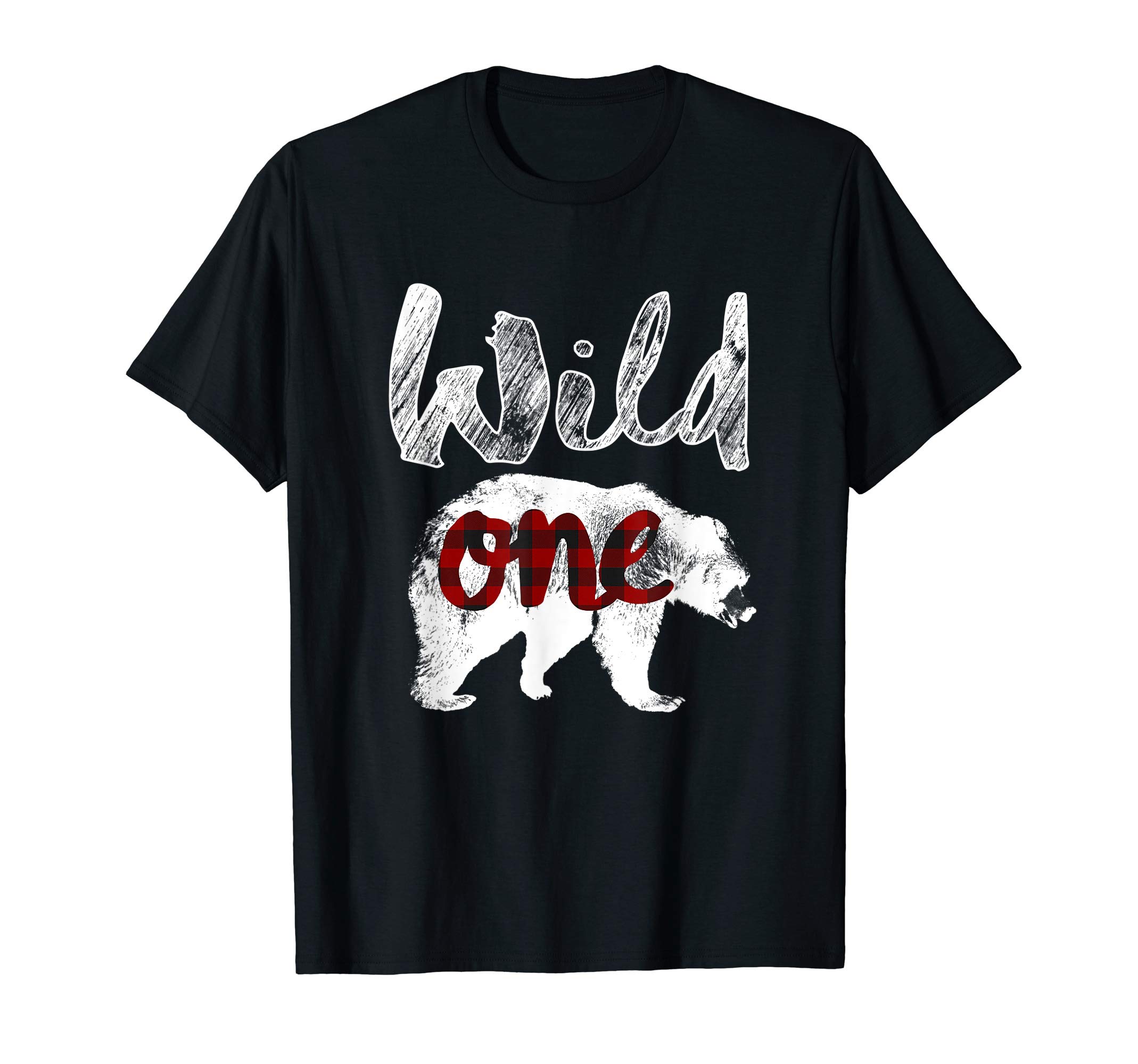 Lumberjack by Robust CreativeBear Wild One Shirt 1st Birthday Lumberjack Buffalo Plaid T-Shirt