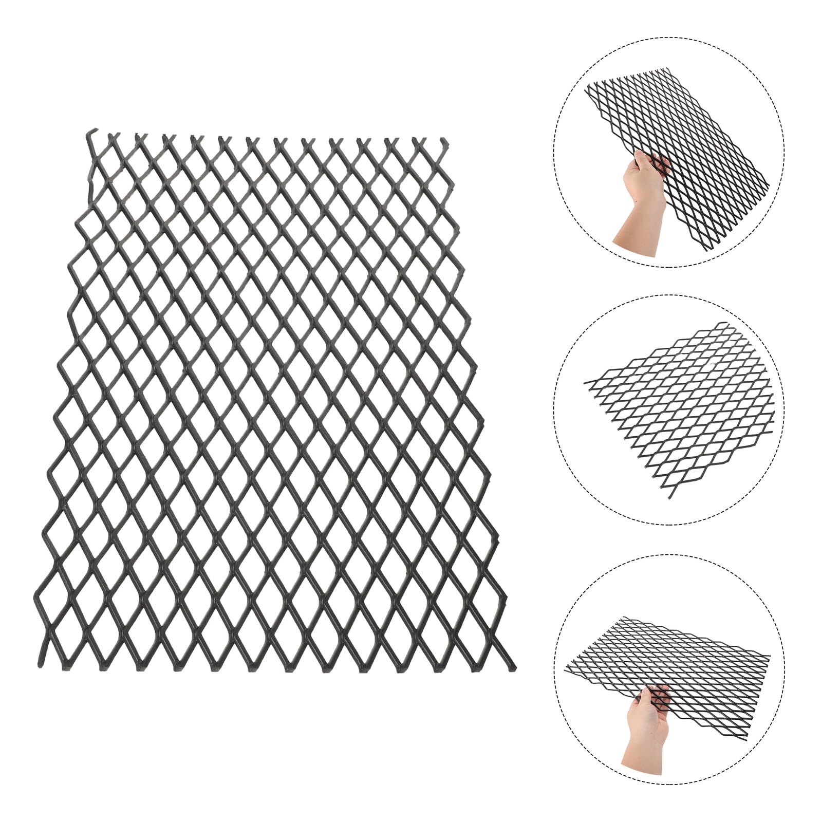 Alipis Rejilla para Estufa de Leña de Acero Resistente al Calor 25X40 CM Malla Fina para Chimenea Interior Retén de Brasas para Barbacoa y Fogata Accesorio Esencial para Fuego Abierto