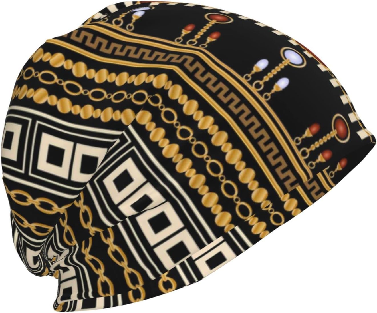 African Slouchy Beanie Hat Adults Stretch Knitted Skull Beanies Cap Winter Hats Outdoor for Women Men