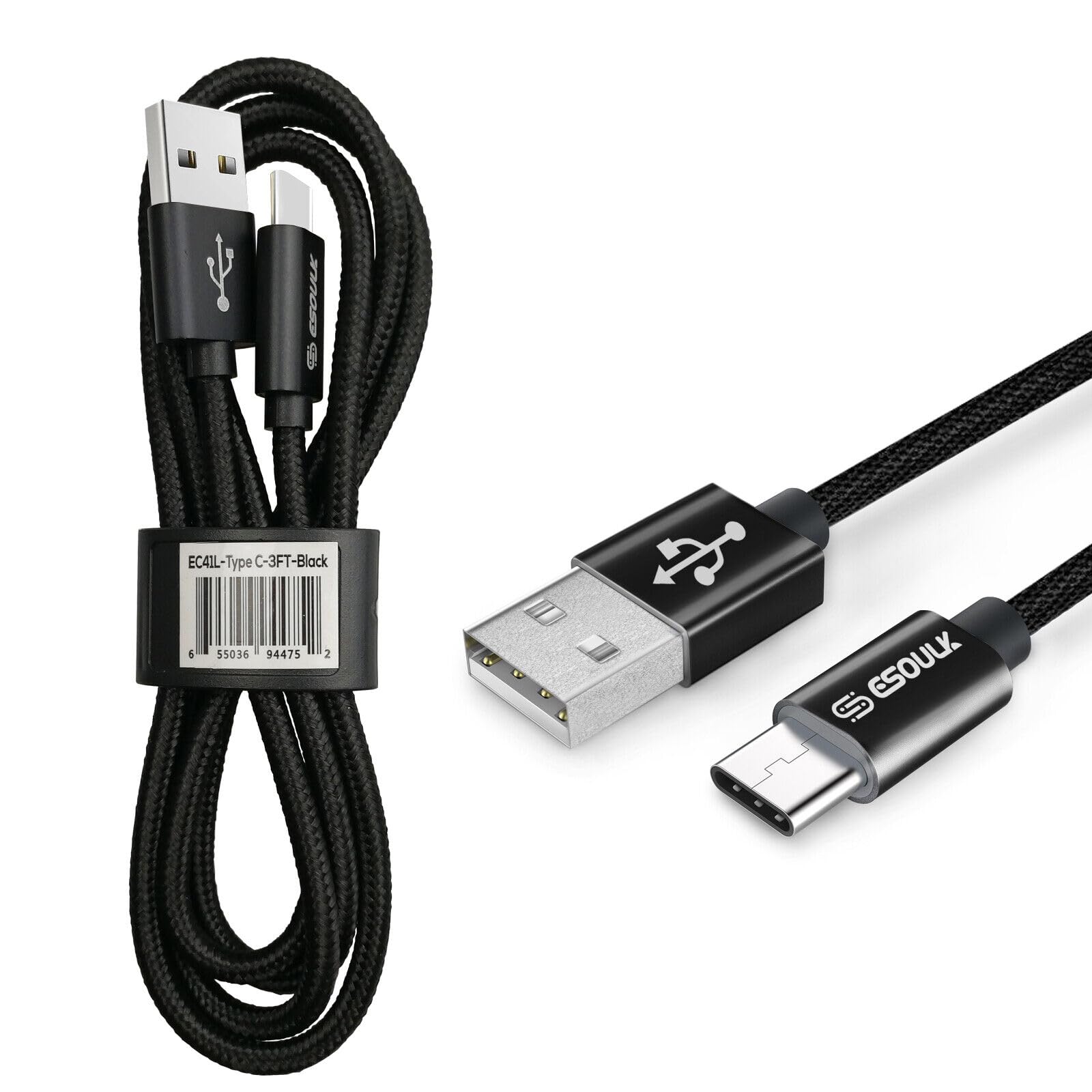 Type C Fast Charge USB Cable Compatible for Sense TW102 TW-102 + Gift Stand