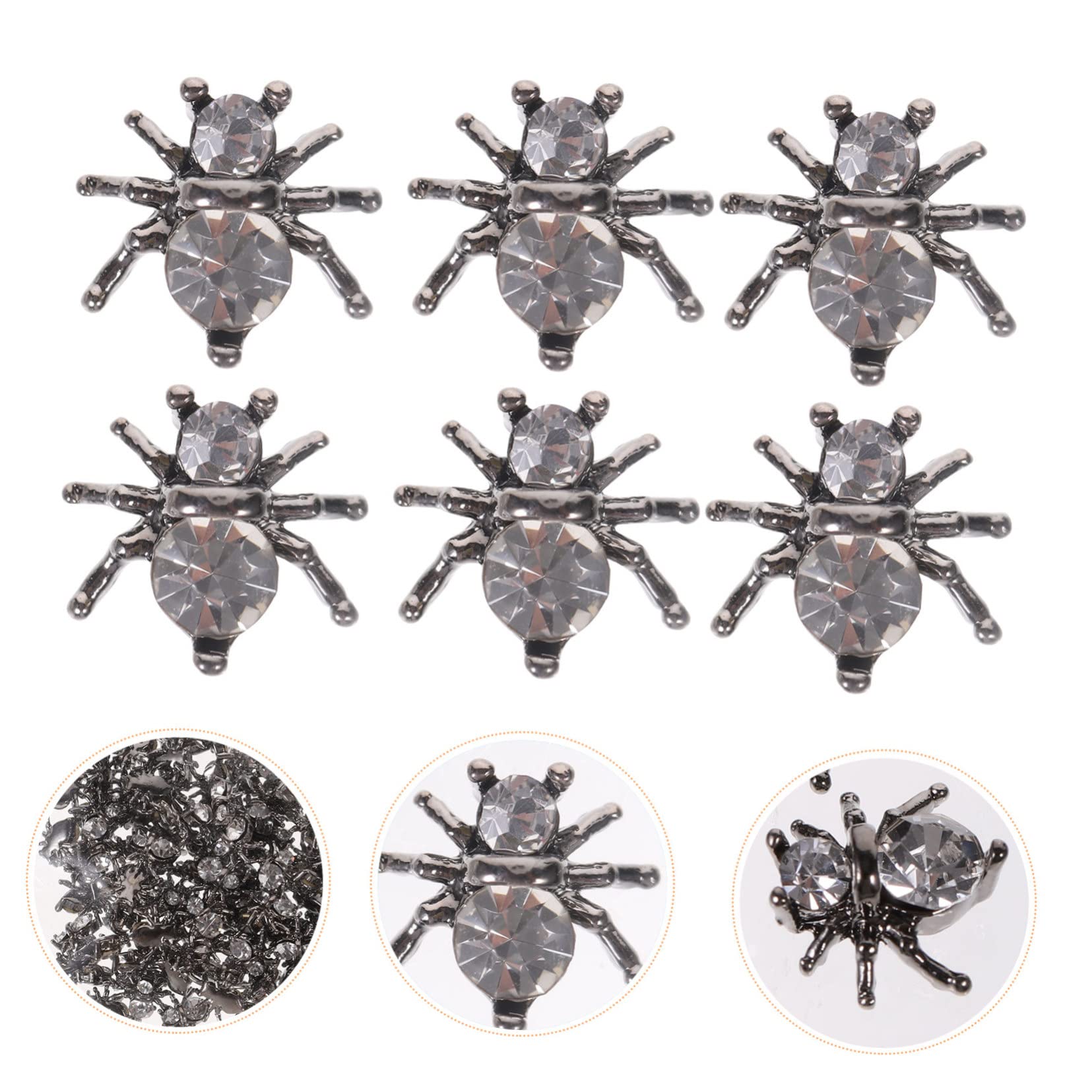 Healeved 300pezzi Per Unghie Decorazioni Per Nail Art Halloween Charm Per Manicure Accessori Creativi Per Del Te