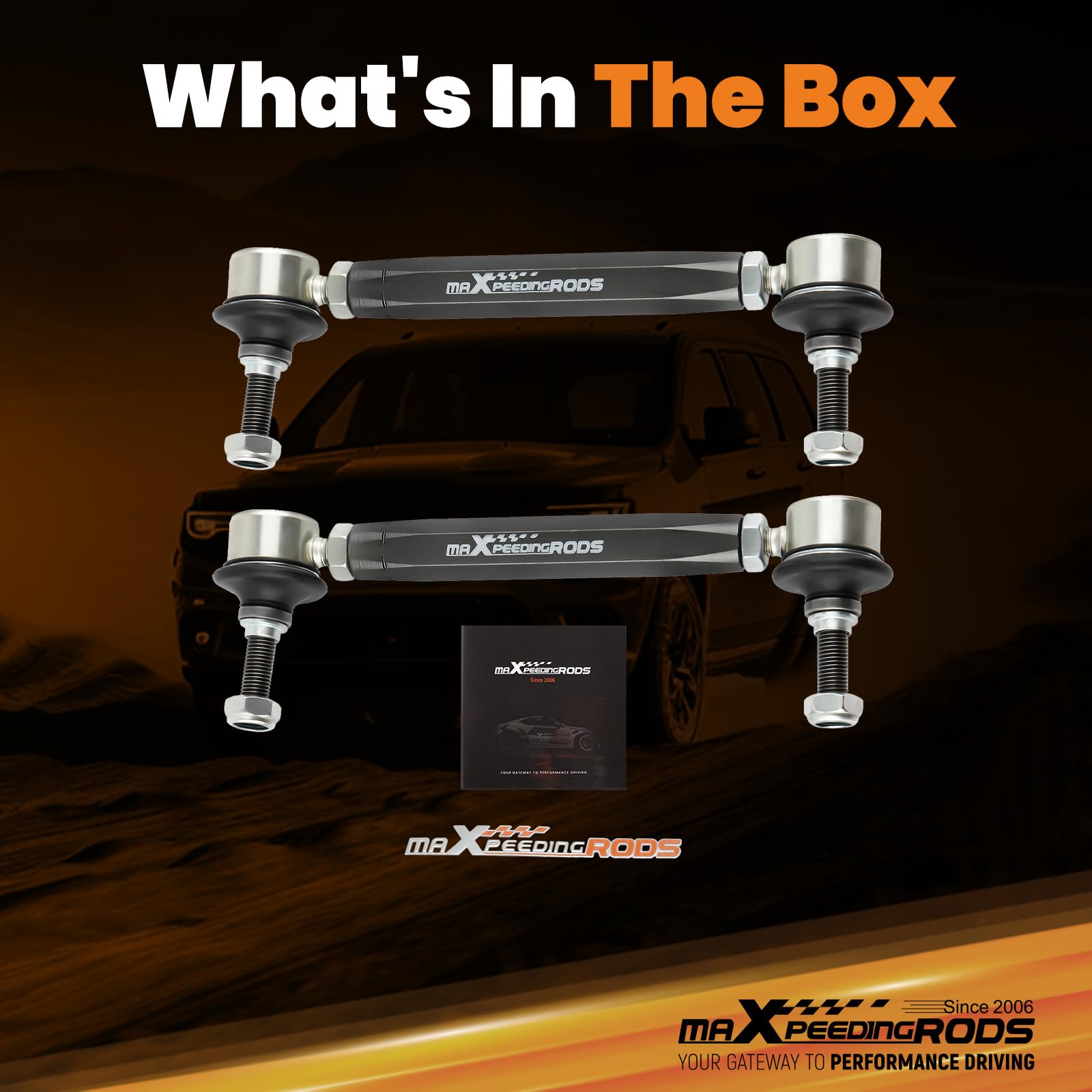 Universal Fit Sway Bar Adjustable Links Adjustable Range 150-210 Mm (5-15/16 To 8-1/4 In.) Fits 12mm Hole | Godspeed Project - Foto 12