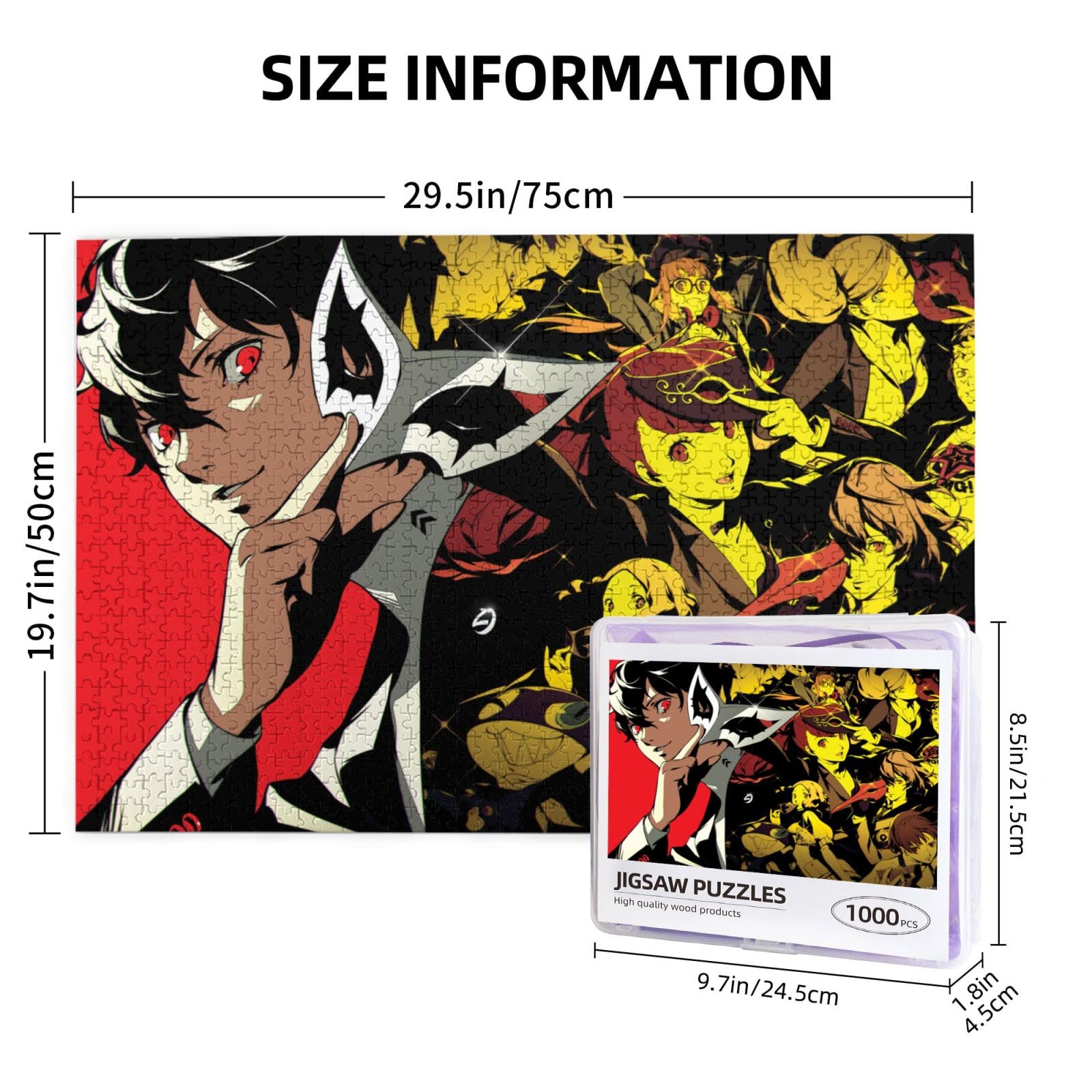 ペルソナ5 ジクソーパズル 1000ピース Amazon.co.jp: ペルソナ5 ジグソーパズル 1000ピース マイクロ
