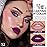evpct 1Pcs Purple Matte Lip Liner & Liquid Lipstick Stain Makeup Set for Women, Purple Lip Liner Stain Long Lasting Waterproof Smudge Proof, Cruelty Free Lip Stick Makeup 24 hours originales, 52