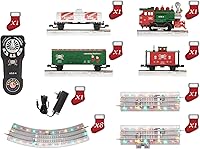 Vista 3 de Lionel Junction North Pole Central Electric O Gauge Bluetooth Model Train Set with Remote and Lighted FasTrack