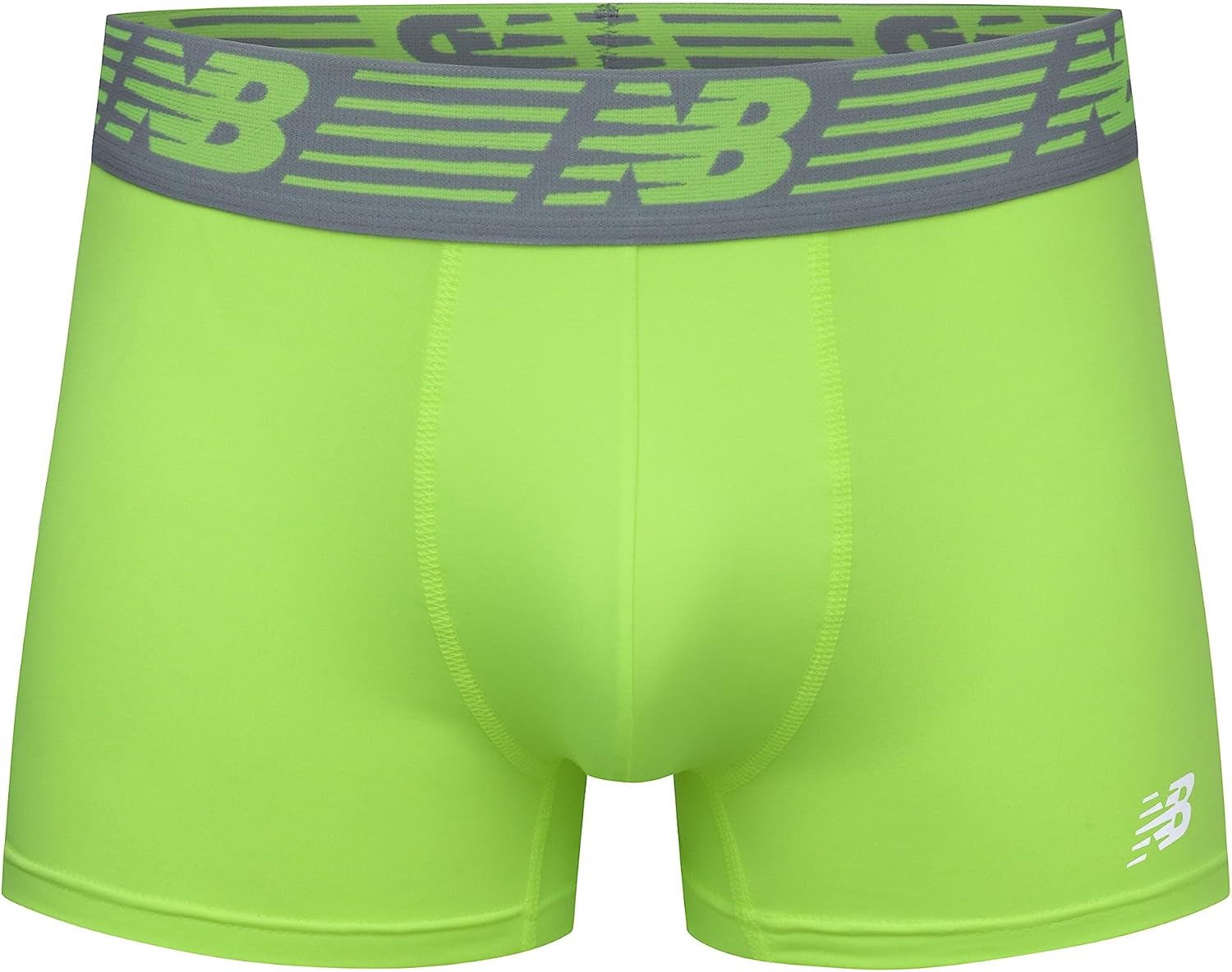 New Balance Men's No Fly Trunks Underwear, Jacquard Waistband, Breathable Lightweight, Moisture Wicking (3 Pack) - Image 4