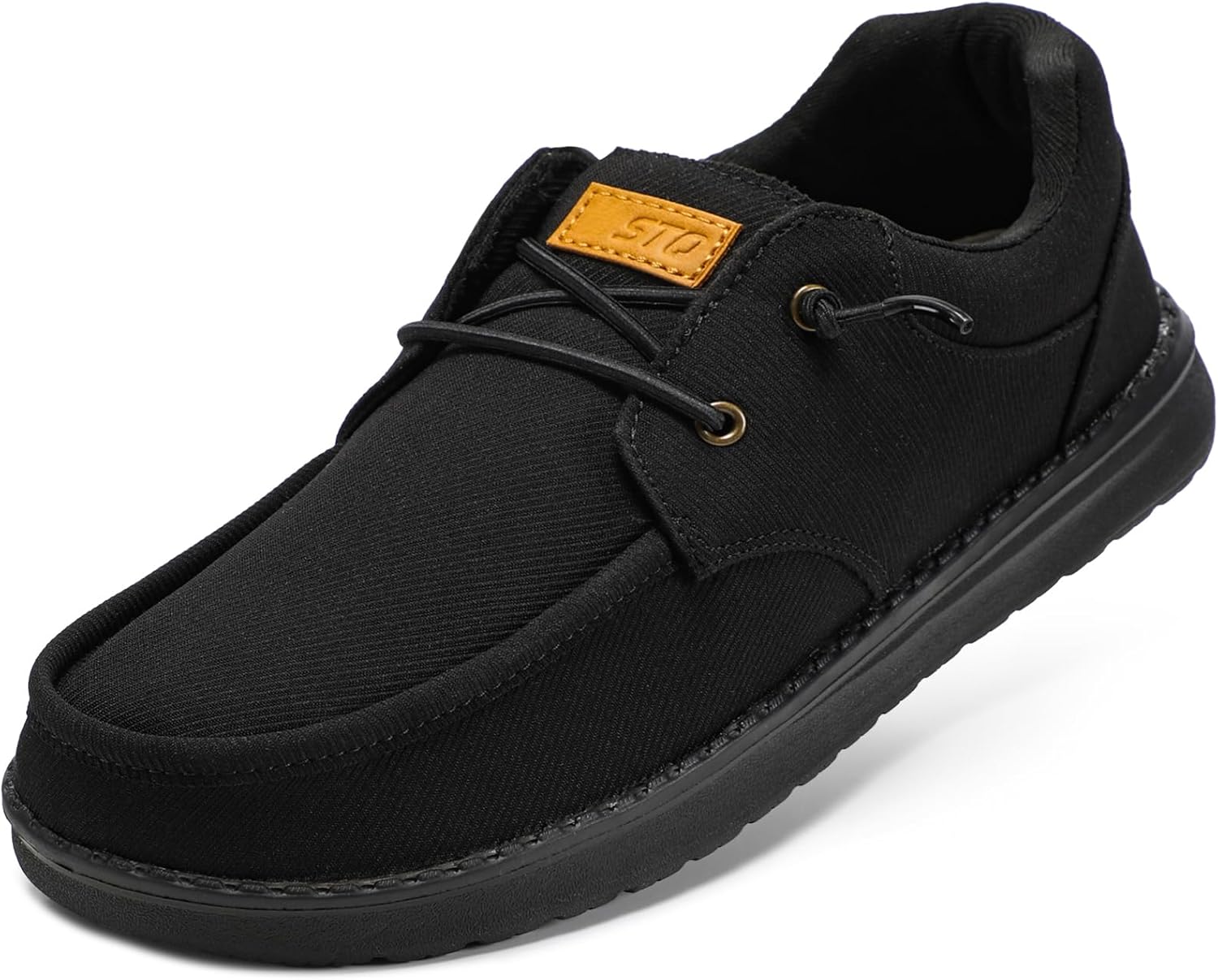 STQ Men's Lace up Loafers丨Orthopedic Ultralight Boat Casual Shoes with Arth Support