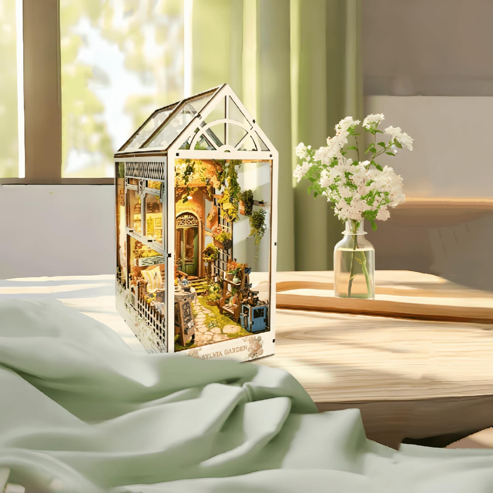 Amazon.com: KingStora DIY Book Nook - Garden House - 3D Puzzle