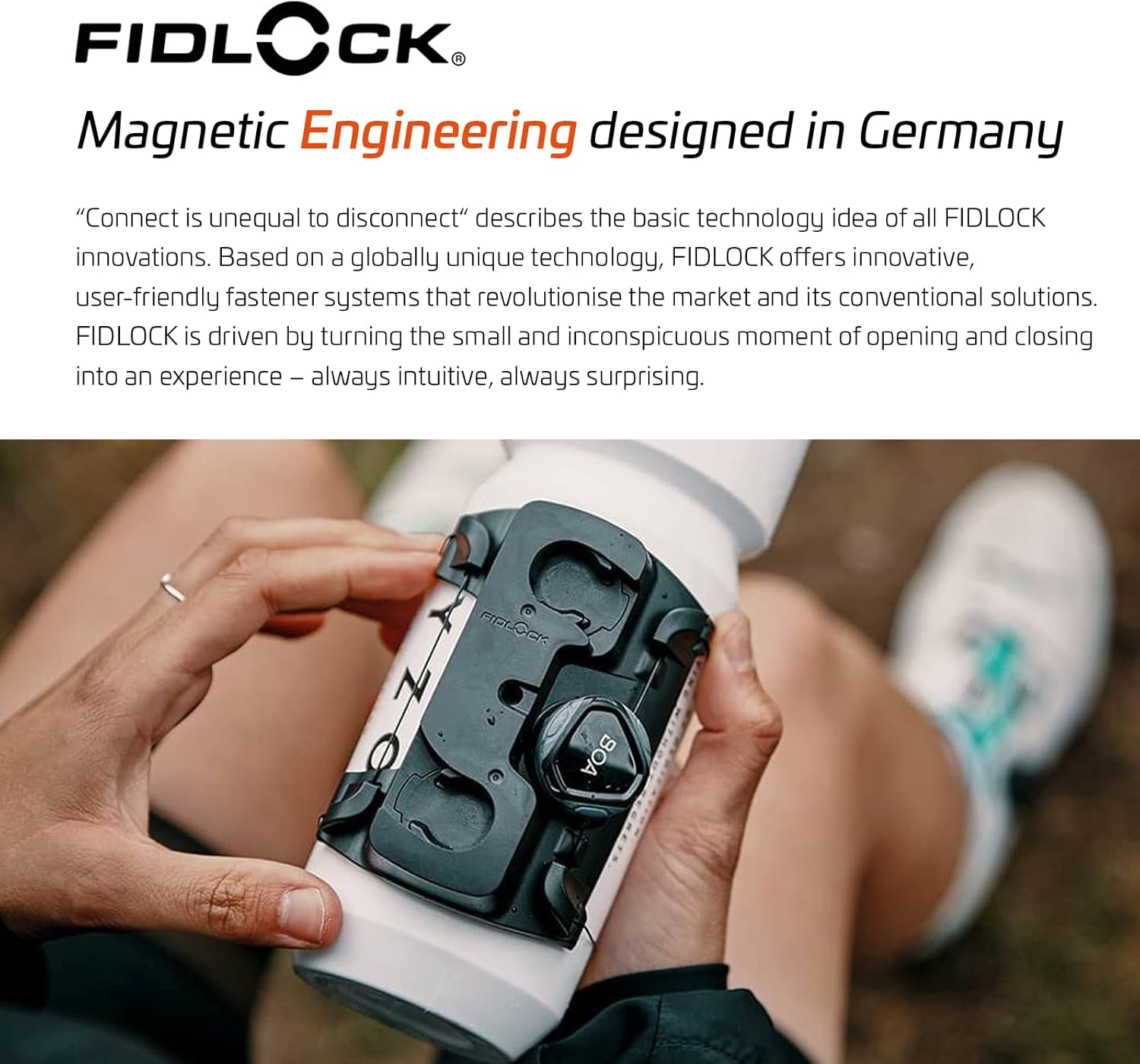 Fidlock Twist Uni Connector with Uni Base Magnetic Bicycle Bottle Holder Bicycle Water Bottle Holder Bicycle with Holder Drink Holder Bicycle Drink Bottle Holder Bicycle