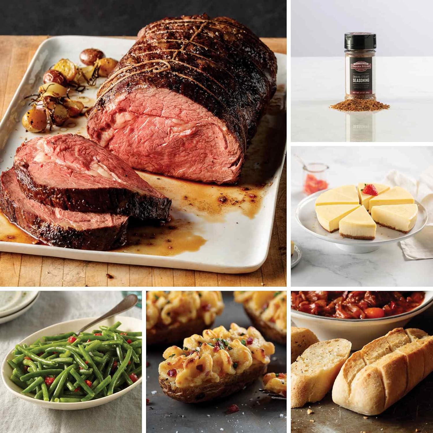 Omaha Steaks Prime Rib Feast For 4 (Boneless Heart of Prime