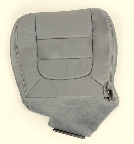 Miniatura 2 de 2002 2003 para Ford F-150 Lariat Driver parte inferior de repuesto cubierta de cuero gris pedernal