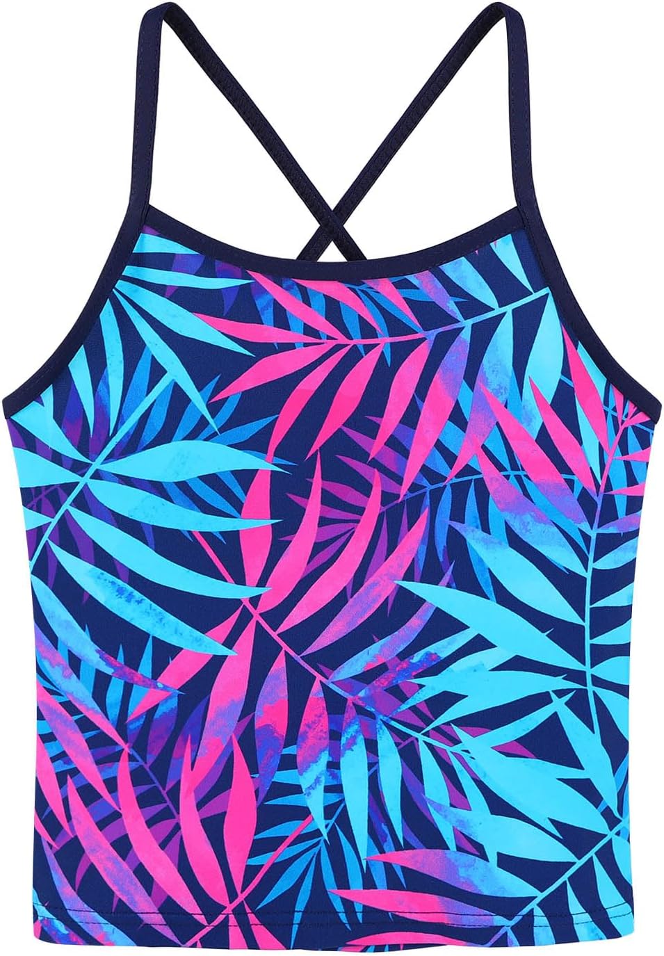 Girls 3-Piece Swimsuit Long Sleeve Rash Guard Set Tankini Bathing Suits Sun Protective UV 50+ Beach Swimwear 3-10 Years - Image 4