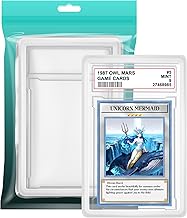 Kitoyz PSA Slab Bumper with Graded Card Slab Set, Hard TPU PSA Slab Bumper Protector Guard for Graded Cards, Acrylic Graded Card Slab Baseball Card Protectors Fit for MTG, TCG, Game Cards (White)