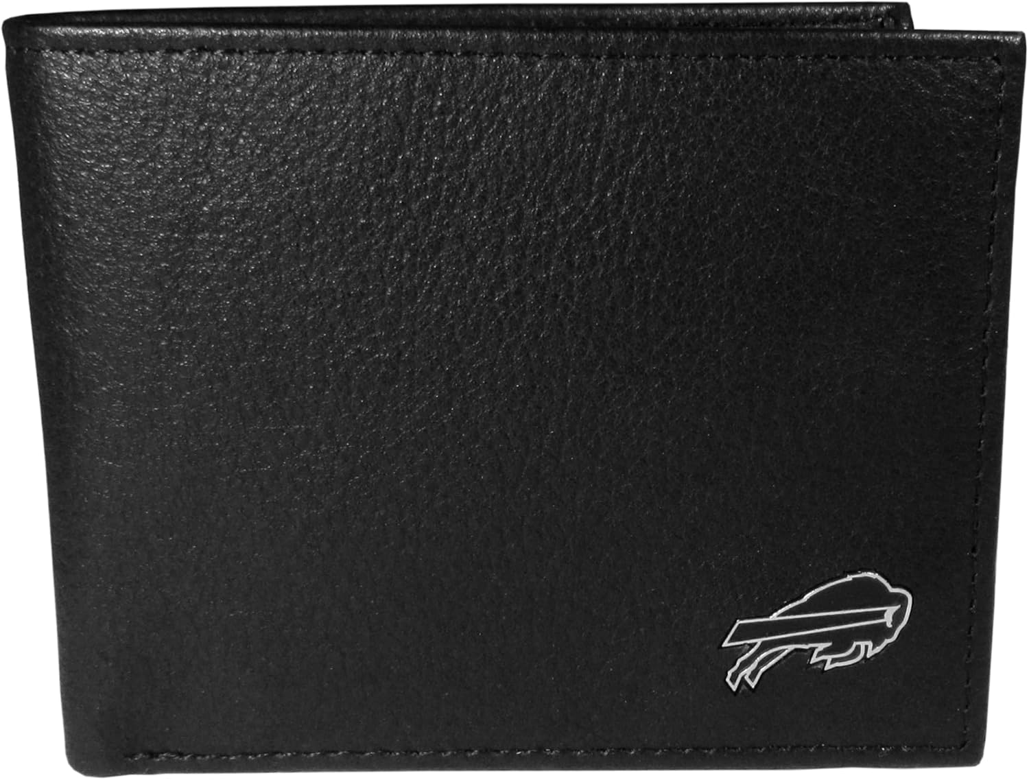 Siskiyou Sports NFL Leather Logo Bi-fold Wallet, Black, One Size