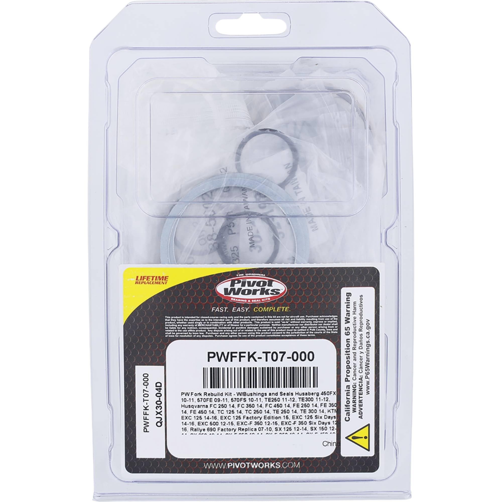 メンテナンス T-WING 1207Bx10 1207Cx10 Amazon.com: Pivot Works Fork Rebuild Kit PWFFK-T07-000 for KTM 250