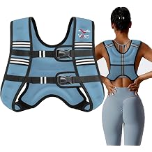 VBSD Weighted Vest Woman 6lb/8lb/12lb/16lb/20lb/25lb/30lb Weight Vest for Women Men Body Weight Vests for Walking Strength Training Running Workout Jogging Fitness