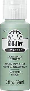 FolkArt Acrylic Paint in Assorted Colors (2 oz), 2621, Green Sea