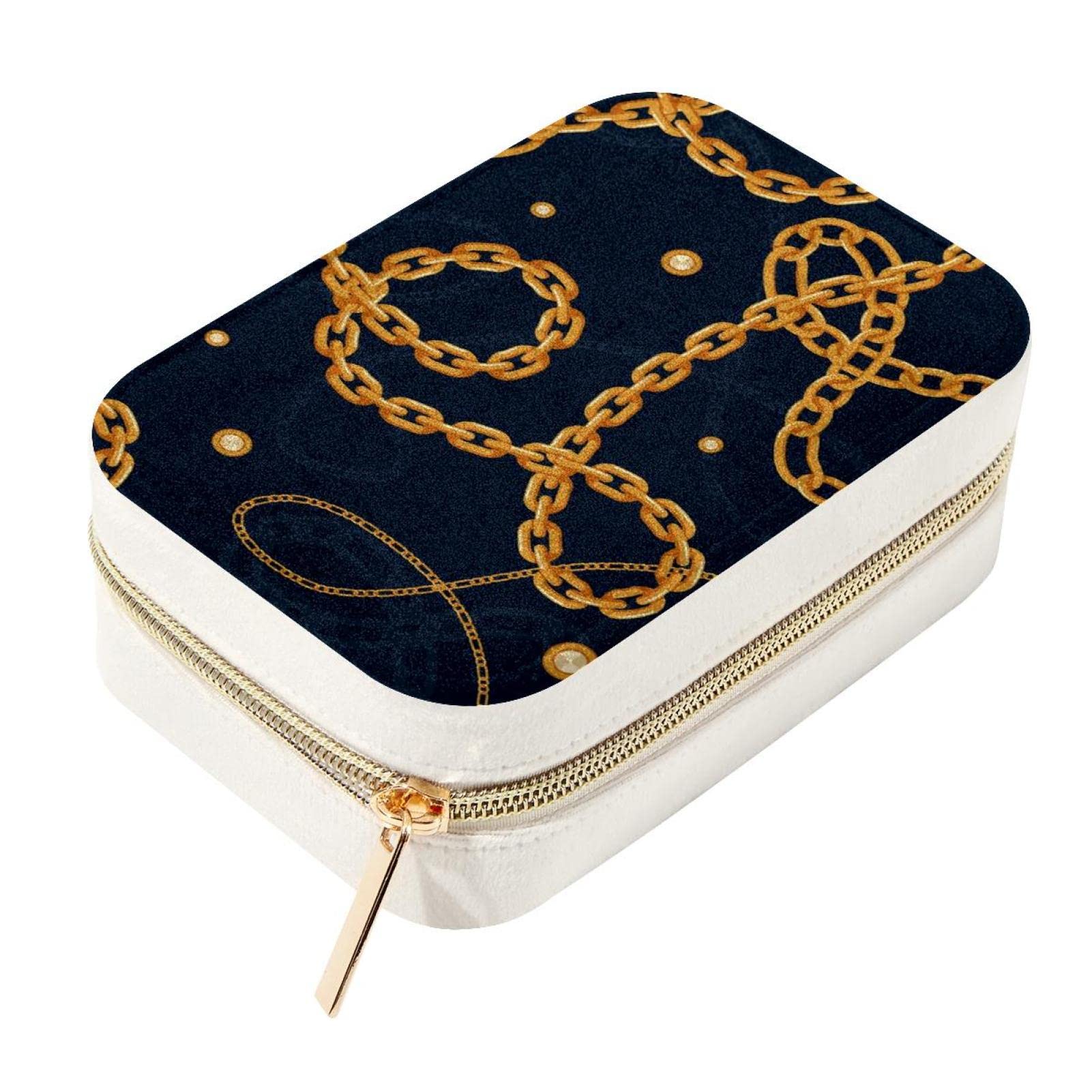 Estuche portátil para joyas de viaje ideal para llevar tus cadenas ordenadas en la maleta