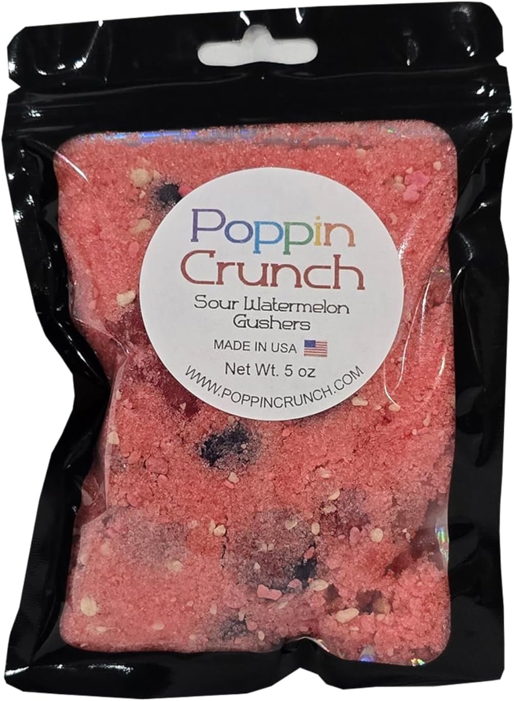 Poppin Crunch Watermelon Gushers Candy Snacks 1-2 LBS - Choice of Sweet or Sour Bonbon Candies Corn Sugar