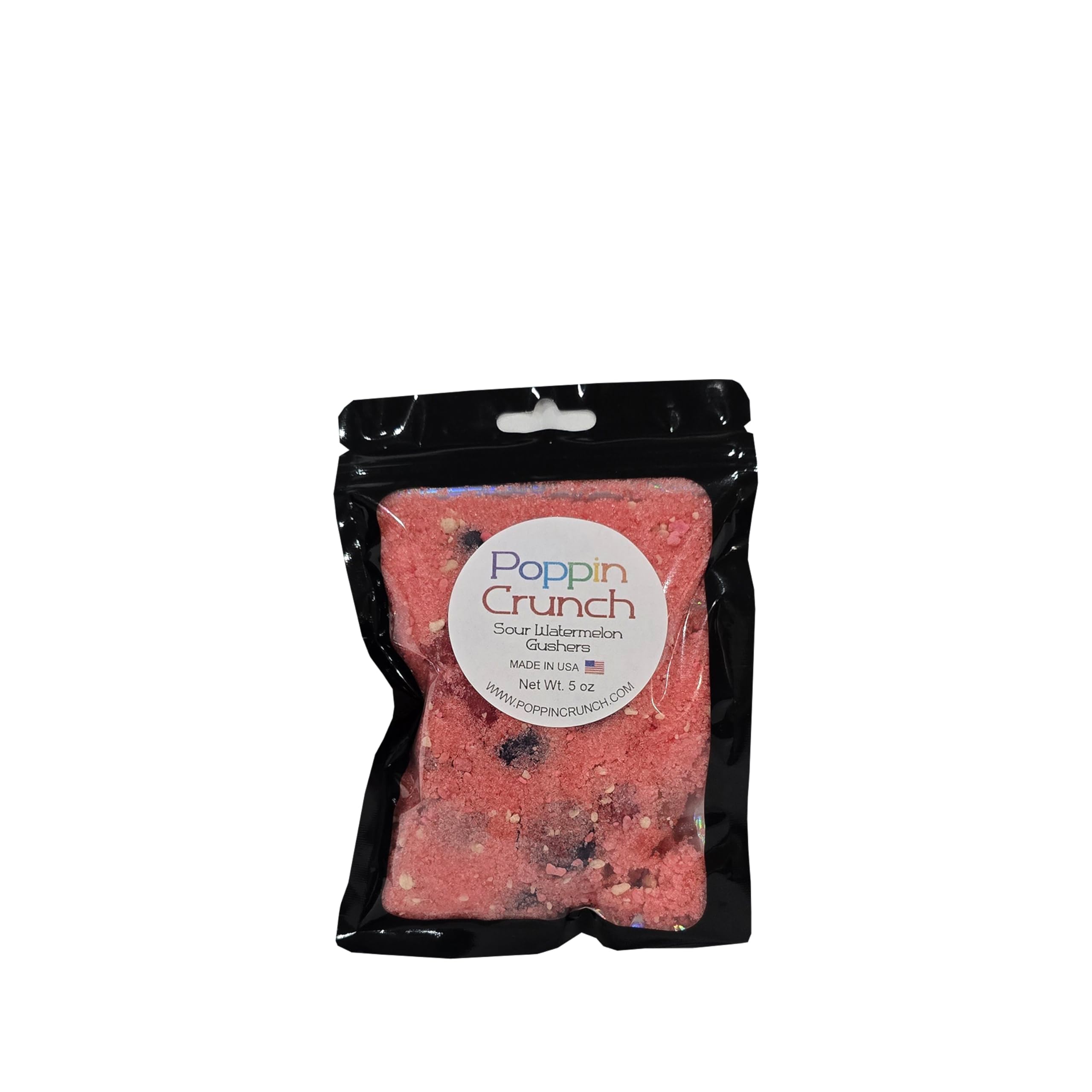 Poppin Crunch Watermelon Gushers Candy Snacks 1-2 LBS - Choice of Sweet or Sour Bonbon Candies Corn Sugar