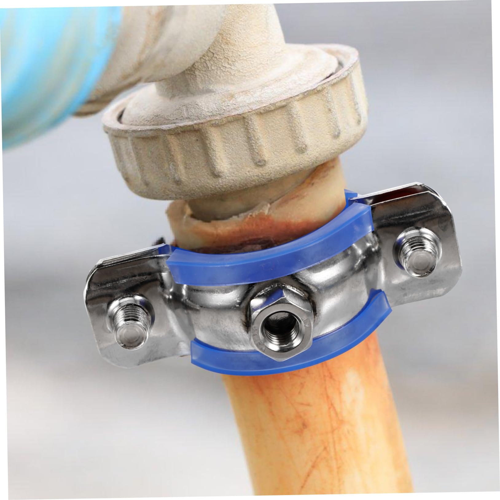 NUOBESTY 5 Ensembles Collier De Serrage En Acier Inoxydable Pince Robuste Colliers Pour Tuyau Serrer Support Mur Collier De Serrage Pour Tuyau Agrafe Pépin Pinces À Tuyaux 2 Pièces * 5