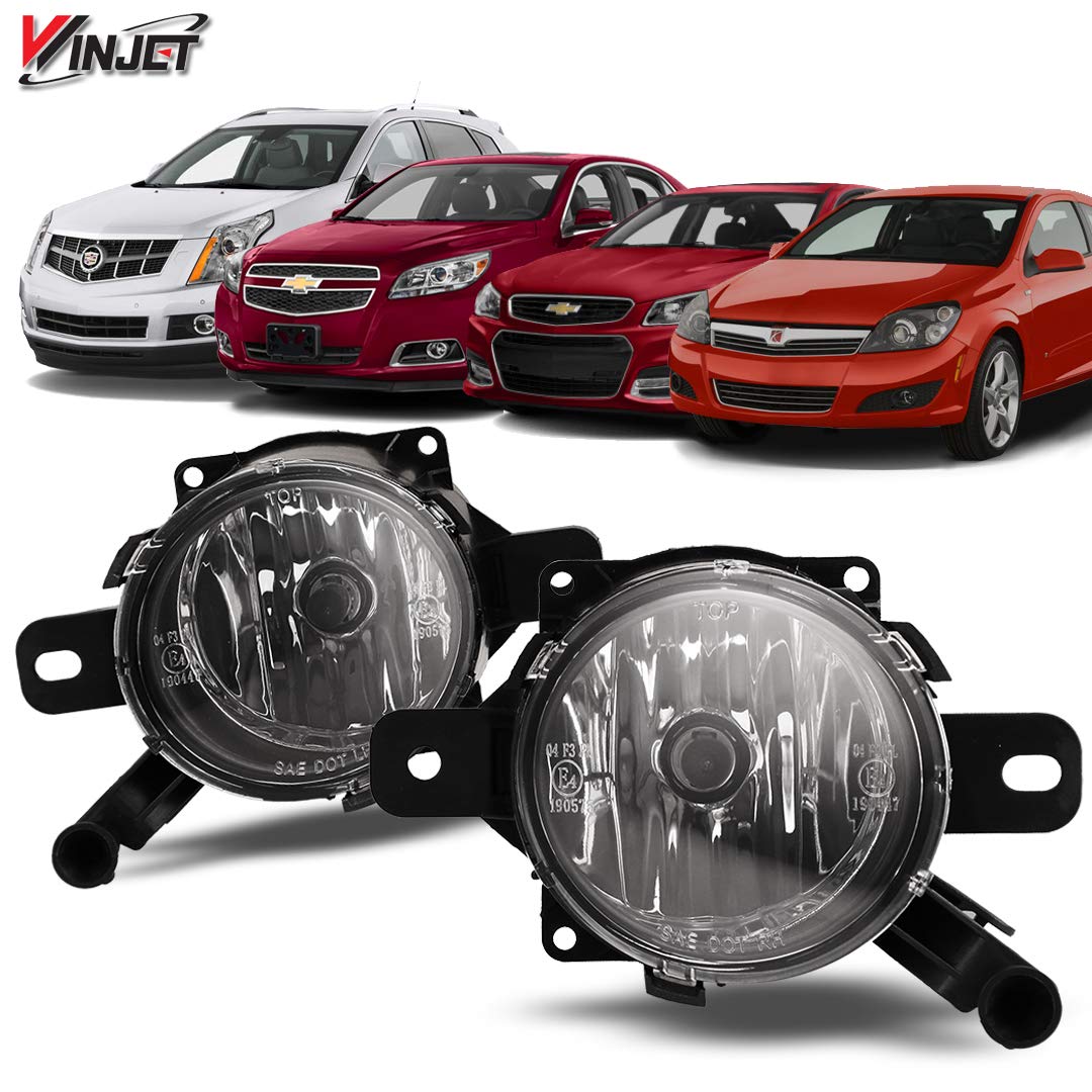 Winjet WJ30-0476-09 OEM Series for [2010-2015 Cadillac SRX] [2013-2015 Malibu] [2015 SS] [2008-2009 Saturn Astra] Driving Fog Lights