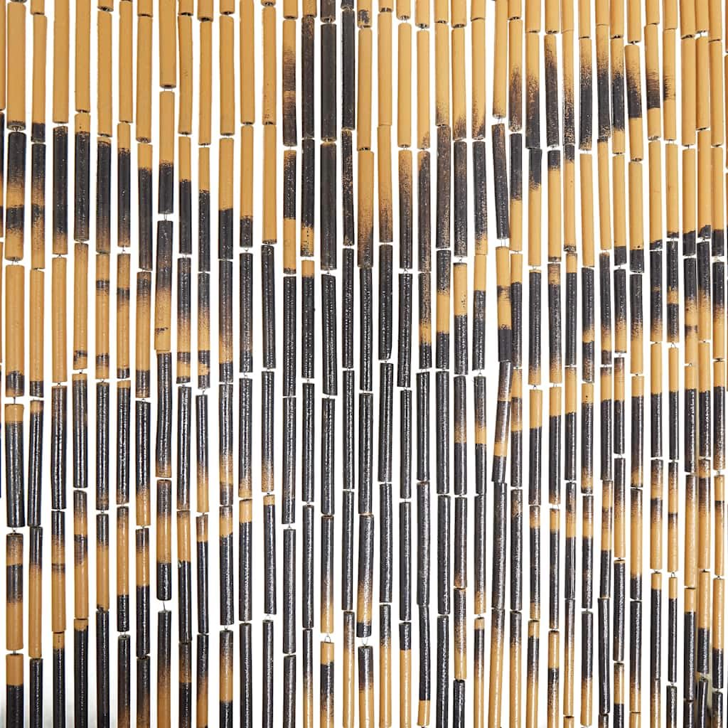vidaXL Insektenschutz Türvorhang Bambusvorhang Fliegenvorhang Fadenvorhang Balkonvorhang Dekovorhang Vorhang Balkon Terrasse Bambus 90x200cm