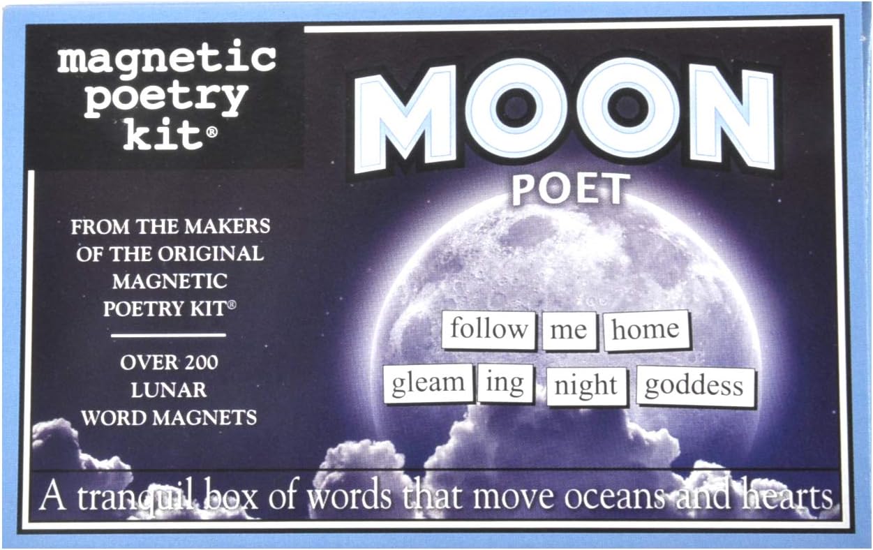 Magnetic Poetry Moon Poet Word Magnet Kit