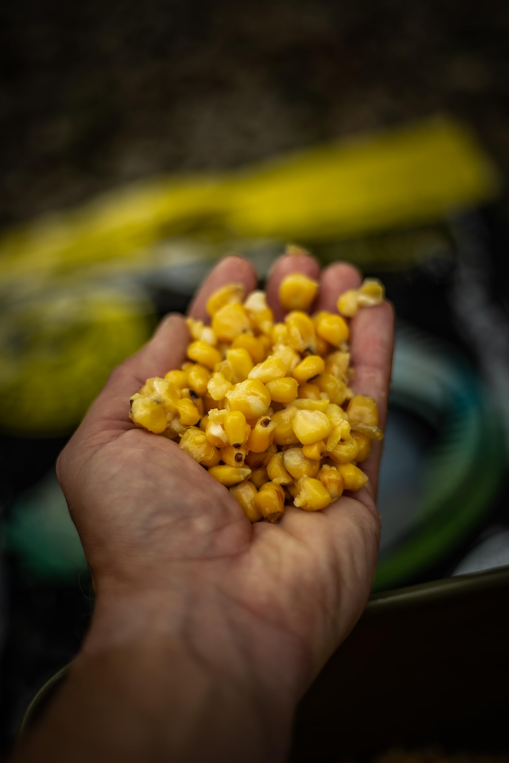 Amorce Carpe CARP TARGET - Maïs D'appât Saveur Fraise Pour La Carpe - 5 Kg - Grains De Maïs Cuits Pour La Pêche Aux Poissons De La Famille Des Carpes - Amorce