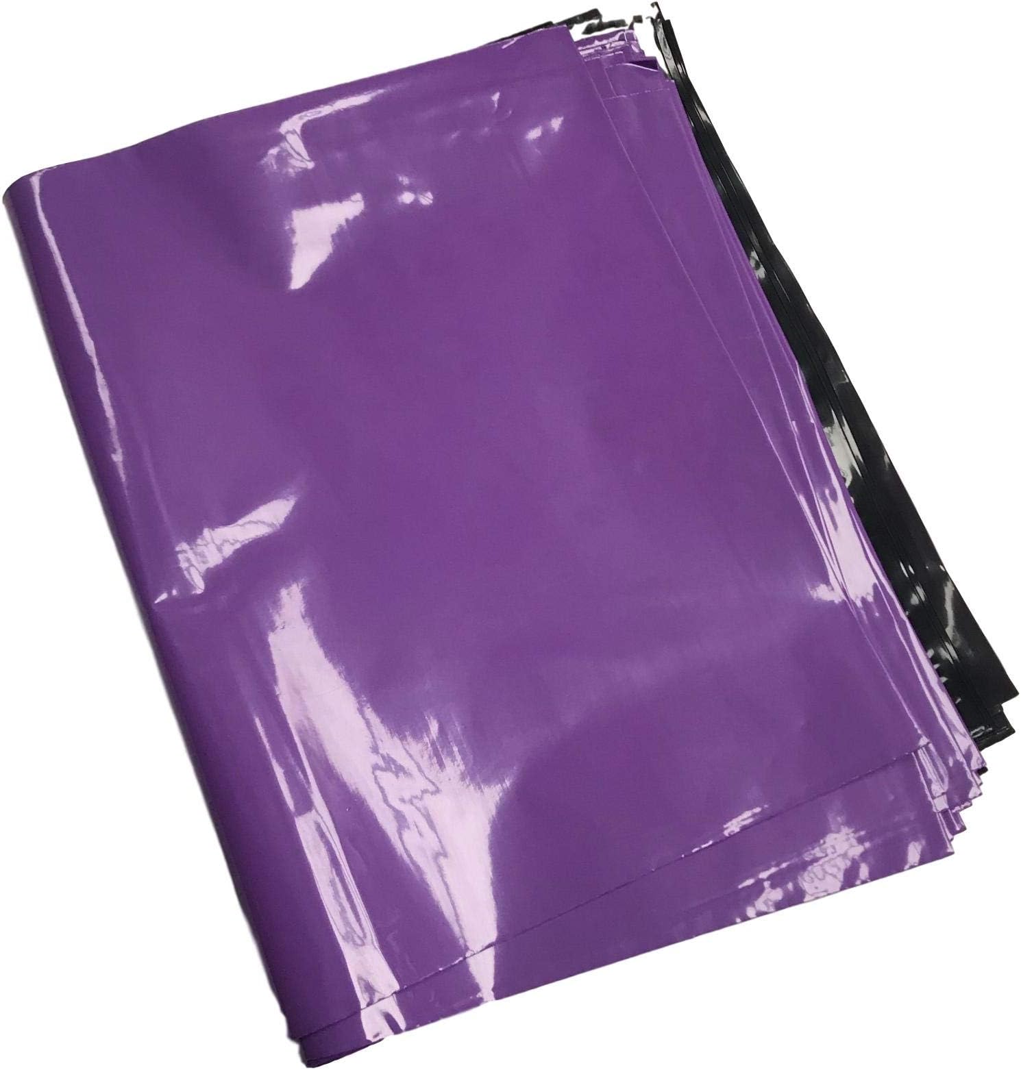 Packitsafe50 MIXED Purple Poly Mailing Bags Envelopes Bags Bag Multi Small Sizes 6 x 9, 9 x 12, 10 x 14, Medium Sizes 12 x 16 Large 16 x 21