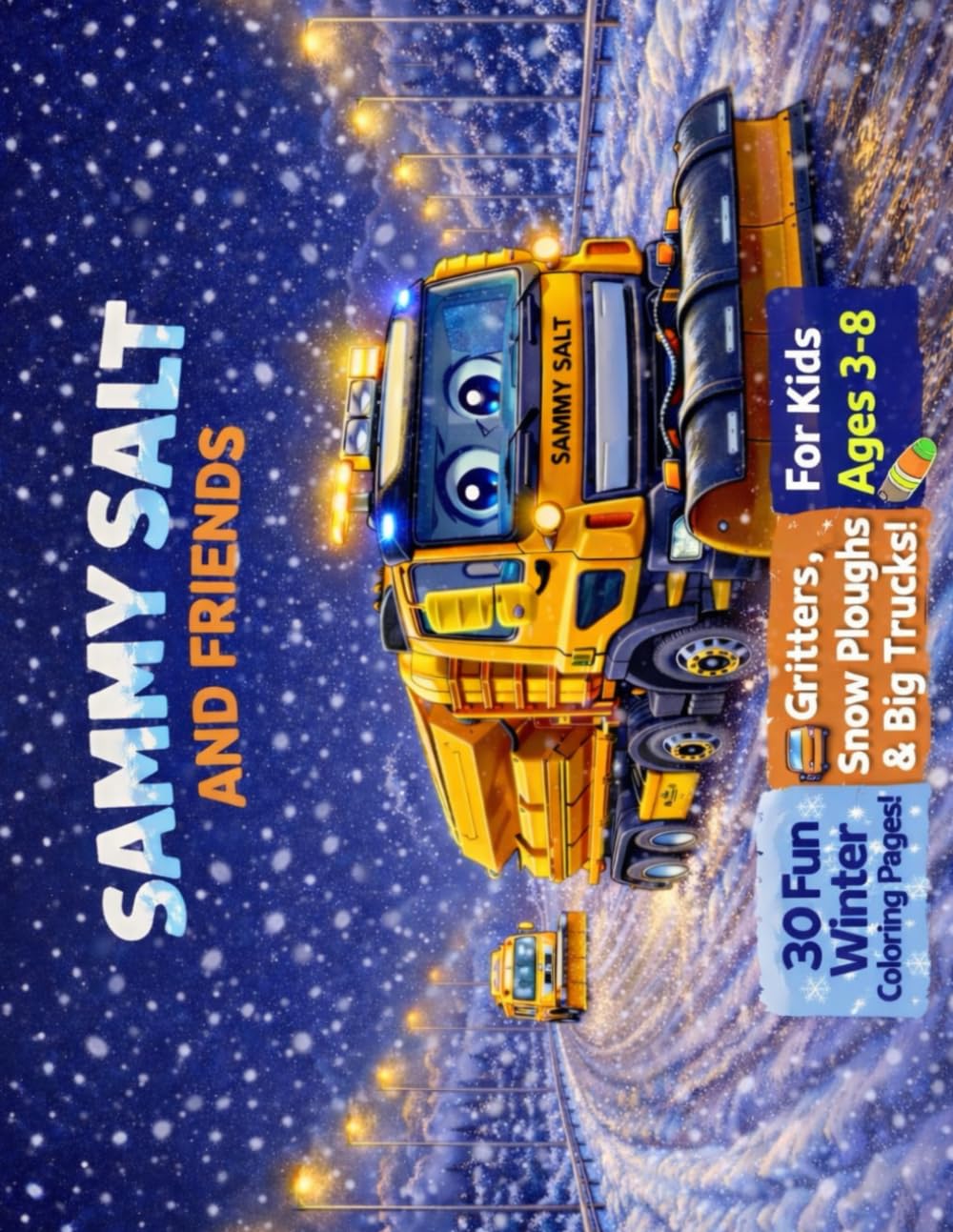 Sammy Salt and Friends (Trucks, Diggers & Adventure Coloring Books)