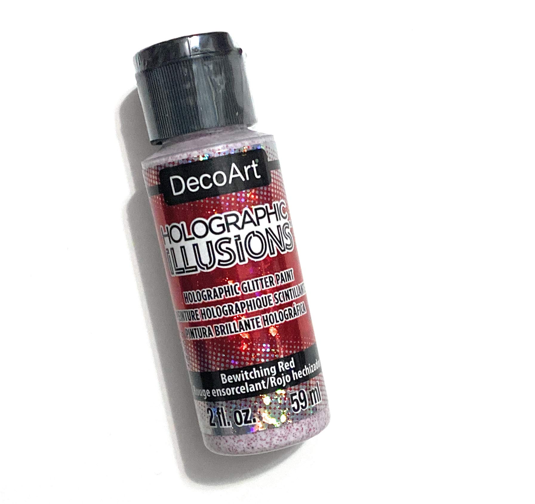 Deco Art Holographic Illusion BEWICH, Bewitching Red, One Size