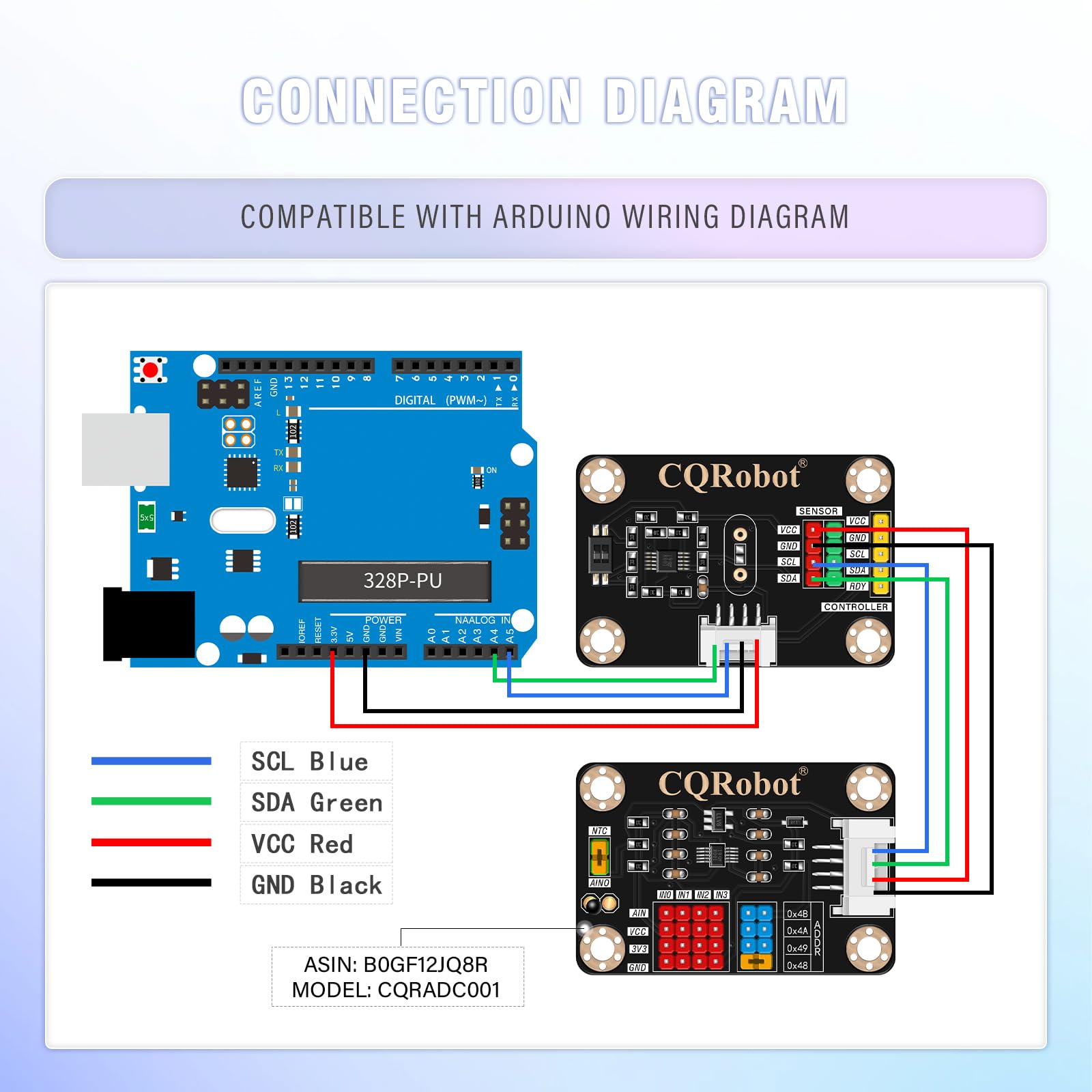 CQRobot LTC4316 I2C Direcciones Desplazador Módulo Para Conflictos I2C | Compatible Con Arduino & Raspberry Pi, Amplía 127 Direcciones, Resuelve Conflictos I2C Para Sistemas Embebidos Y Prototipos