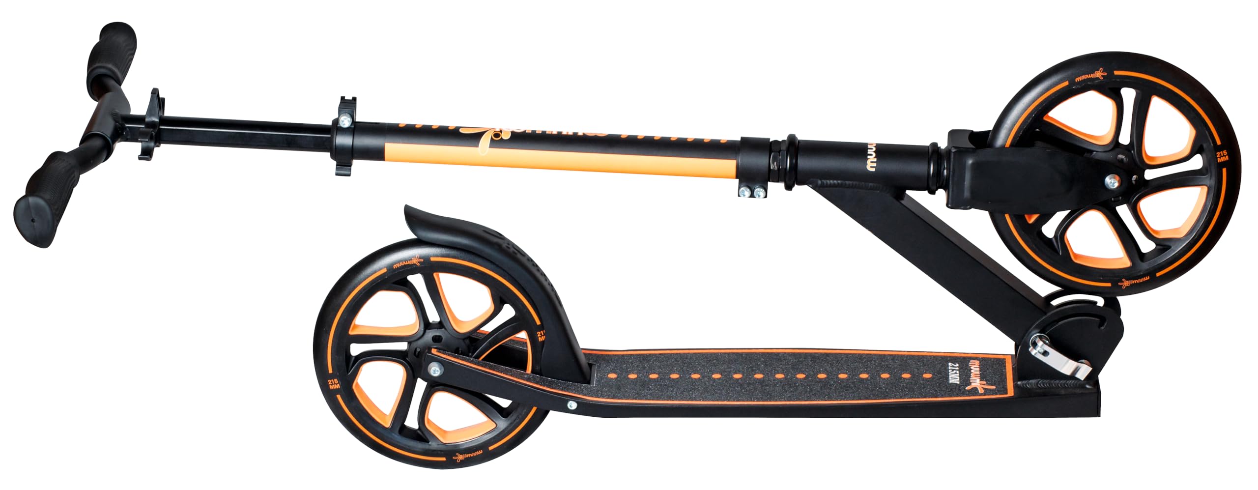 Muuwmi Aluminium Scooter 125 mm schwarz/grün