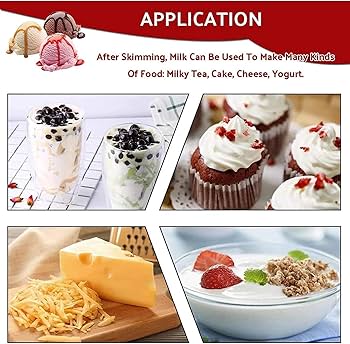 Amazon.co.jp: 手動ミルククリーム遠心分離機、速度調整可能な