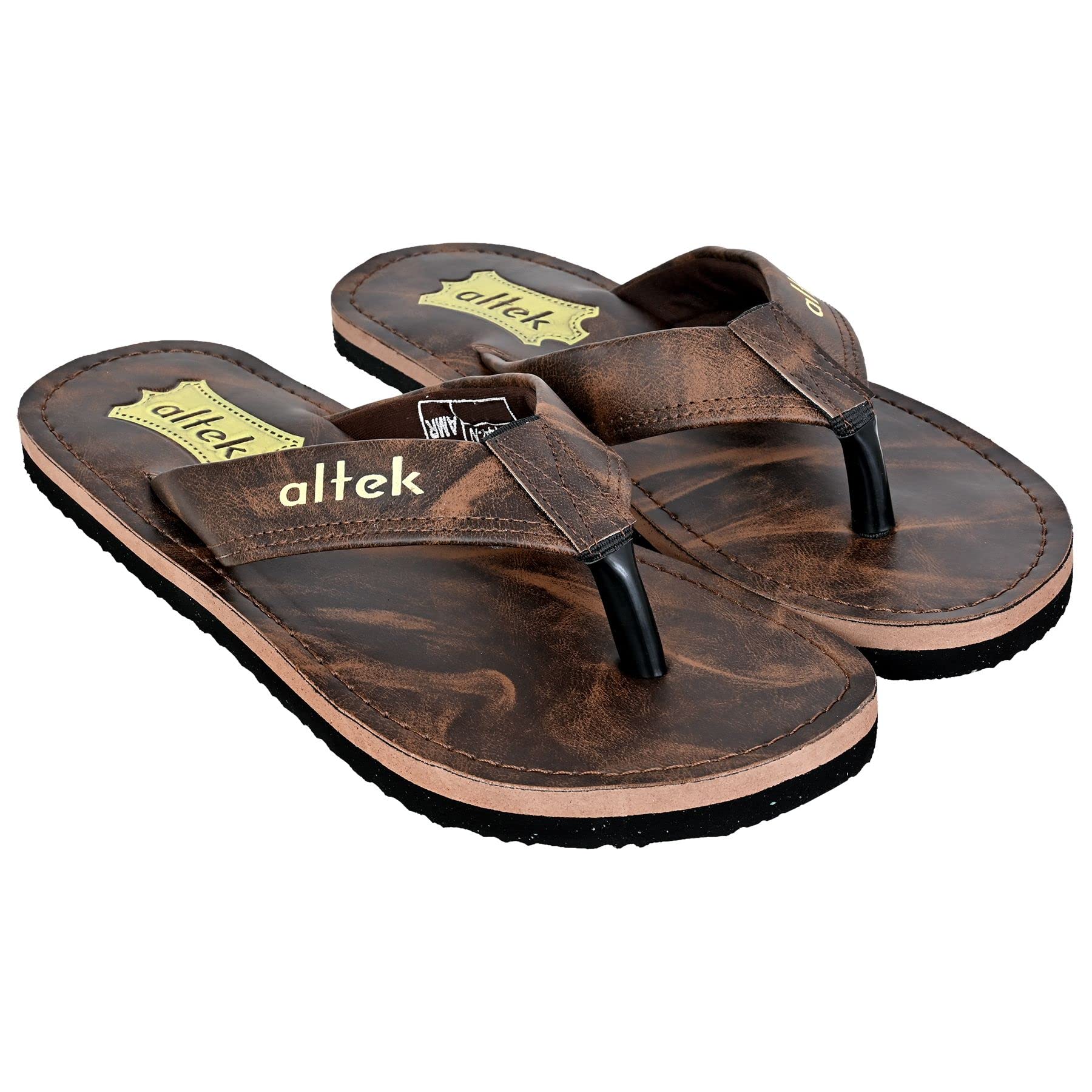 ALTEK Mens Rubber Sole Flip Flop Slippers Casual and Comfortable Water Proof Daily Use Chappals for Boys FLIP_1447_BRON_80_8 (B0C1NVF5DL) Amazon Price History, Amazon Price Tracker