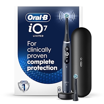 Oral-B iO7 Electric Toothbrush with Travel Case and Brush Heads