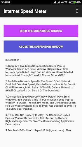Internet Speed Meter