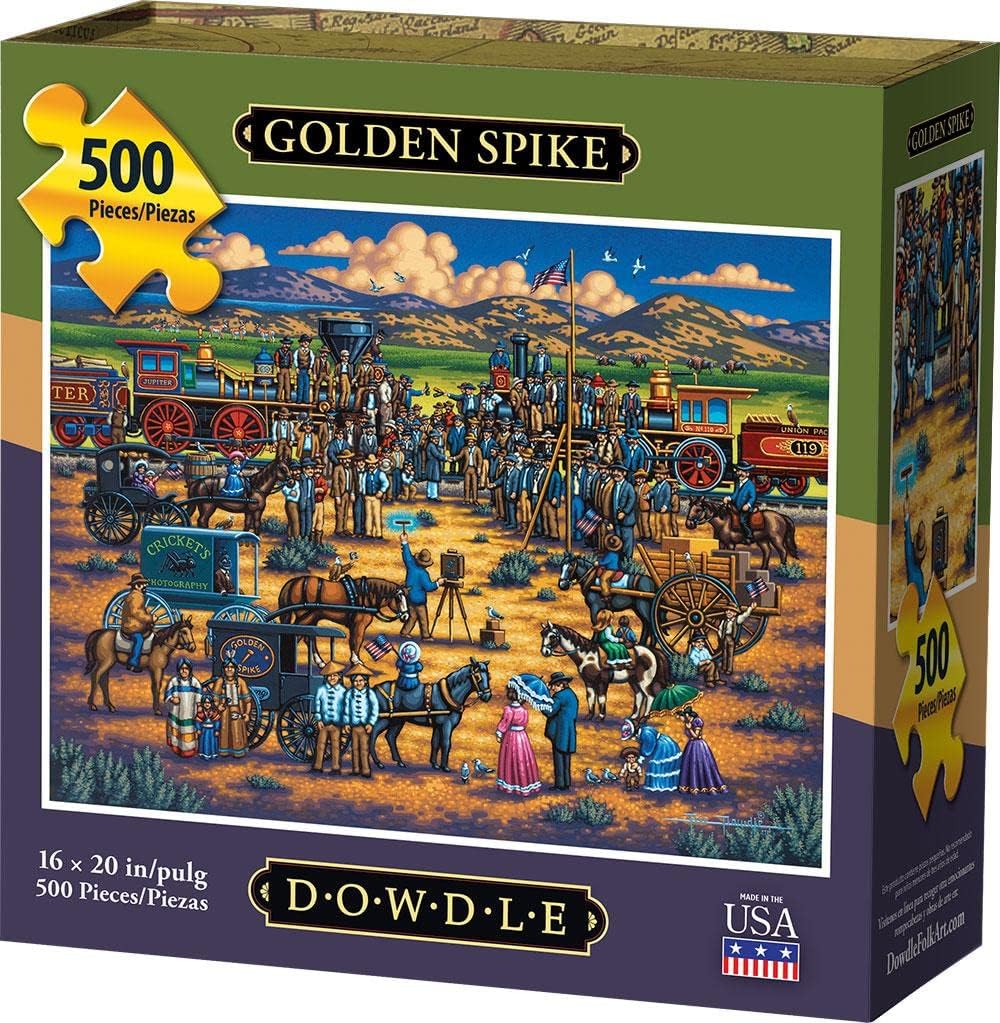 Dowdle Jigsaw Puzzle - Golden Spike - 500 Piece