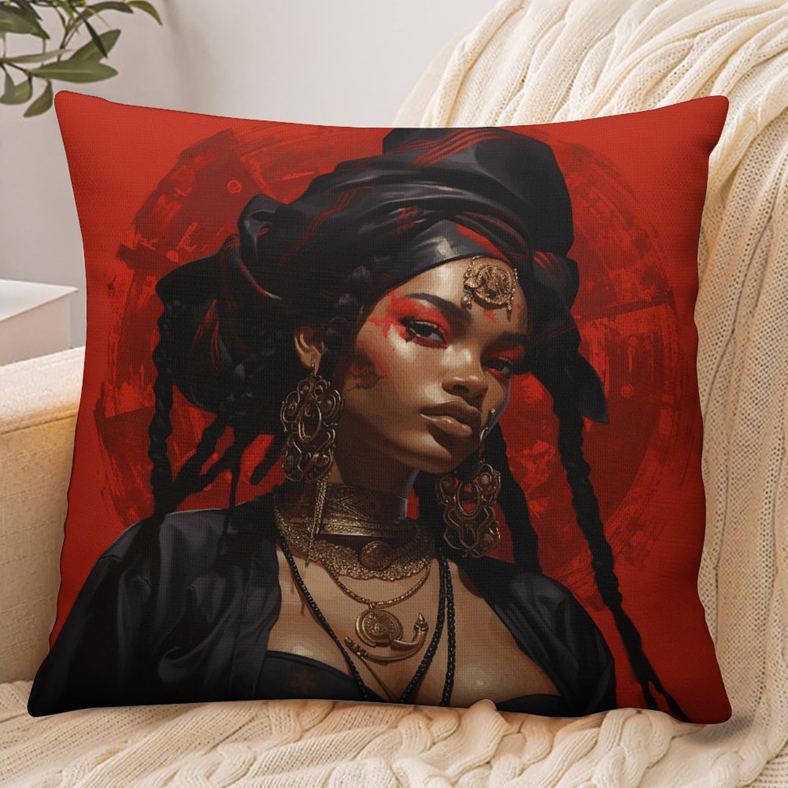 Fekiloot Style Anime Characters Pillowcase Pillow Sham Pillow Case
