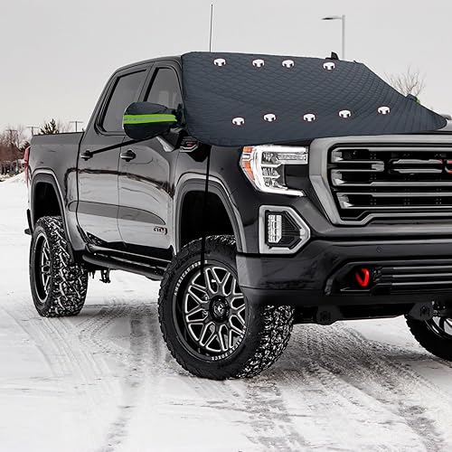 Cubierta de parabrisas de nieve para automóvil, parasol para parabrisas delantero, cubierta de nieve magnética para parabrisas de automóvil,