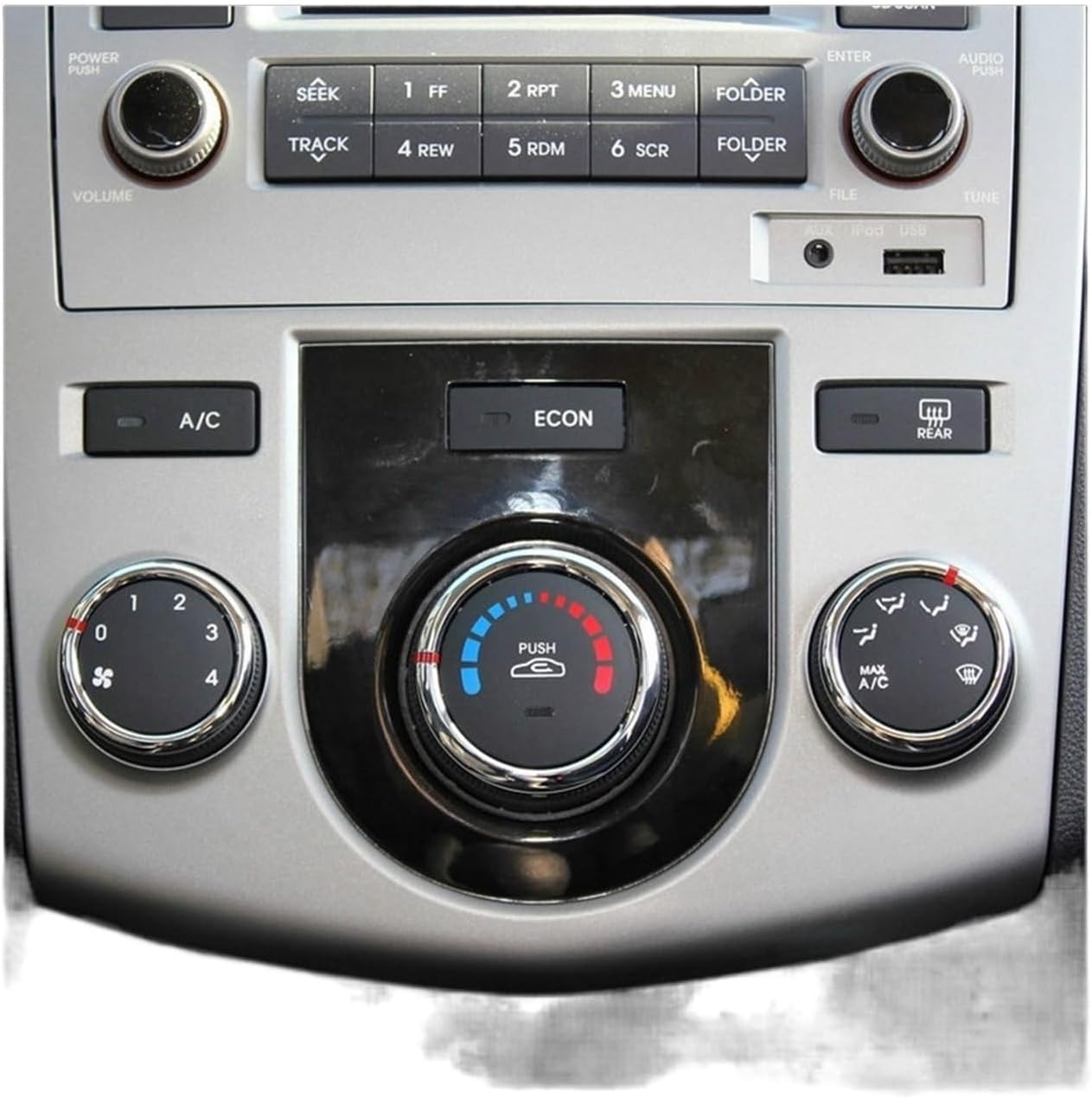 97250-1X510 97159-1X000 Car Air Conditioning Switch Panel Making A/C Adjustment Knob Compatible for Forte Cerato 2014-2016