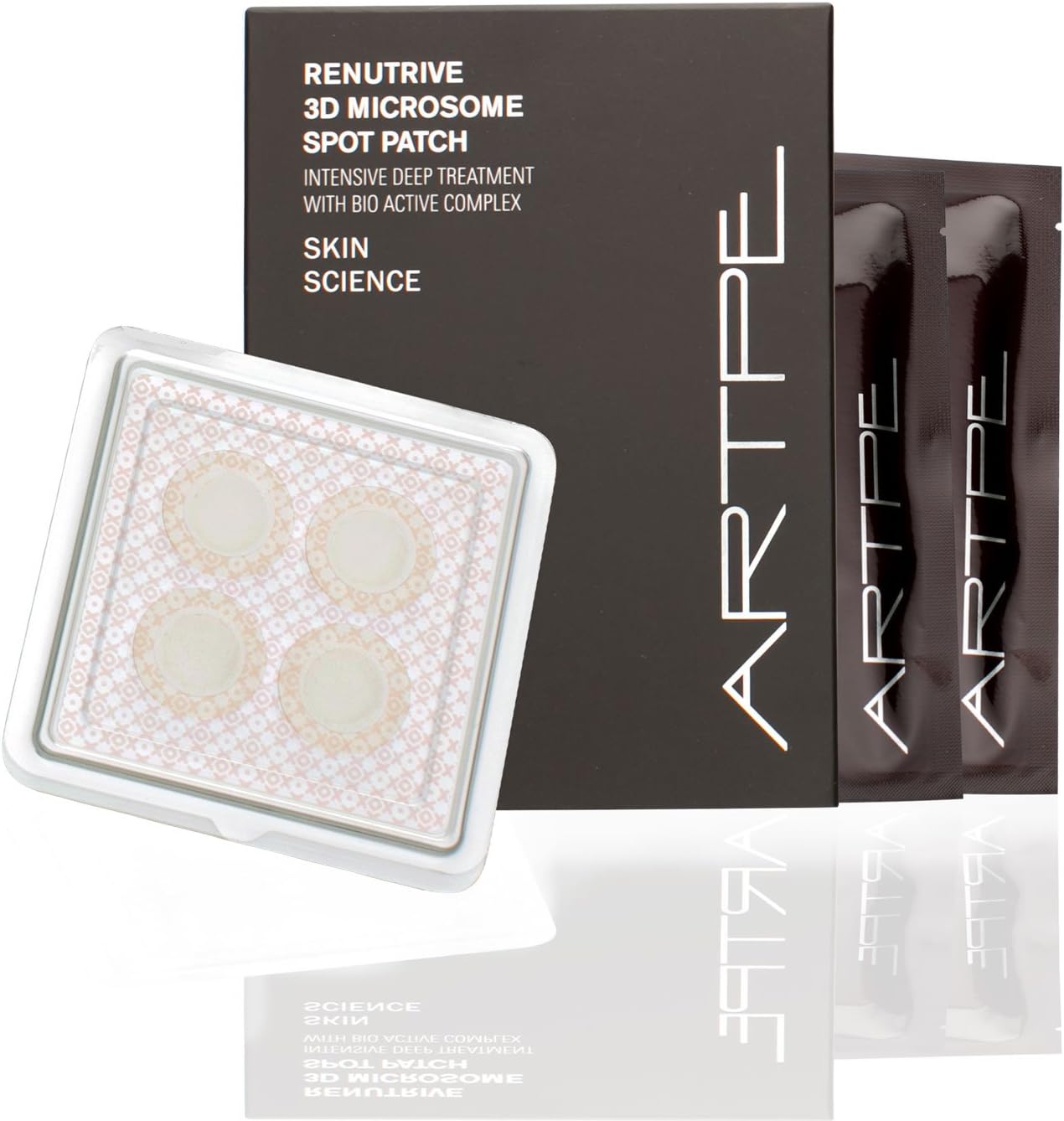 ARTPE Renutrive 3D Microsome/Micro Needle Wrinkle Care Anti Aging Spot Patch 2 Packs/Hyaluronic Acid Absorption Micro Needle Patch