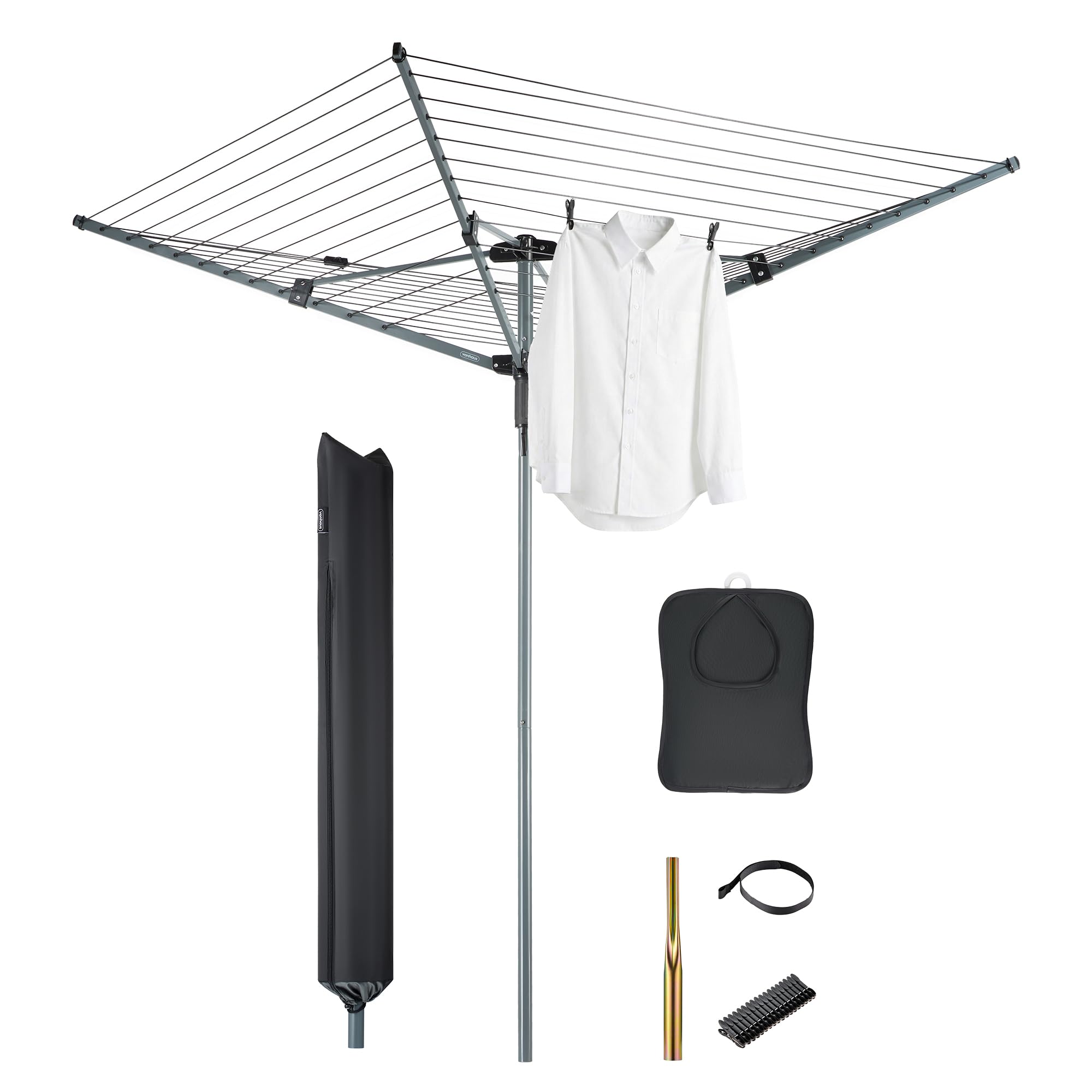 Vonhaus 45M Rotary Washing Line Set