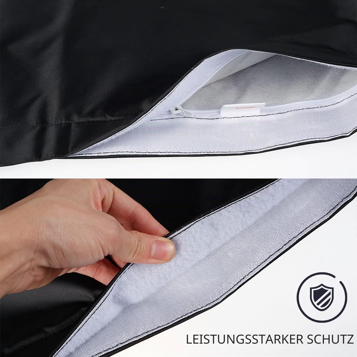 Muross Großer Sitzsack Stuhl Sofabezug Wasserdicht Outdoor Lazy Seat Bag Couch Cover ohne Füllstoff für Erwachsene Kinder Weiche Tatami Stühle Bezüge für Zuhause Garten Wohnzimmer (140 x 100 cm)