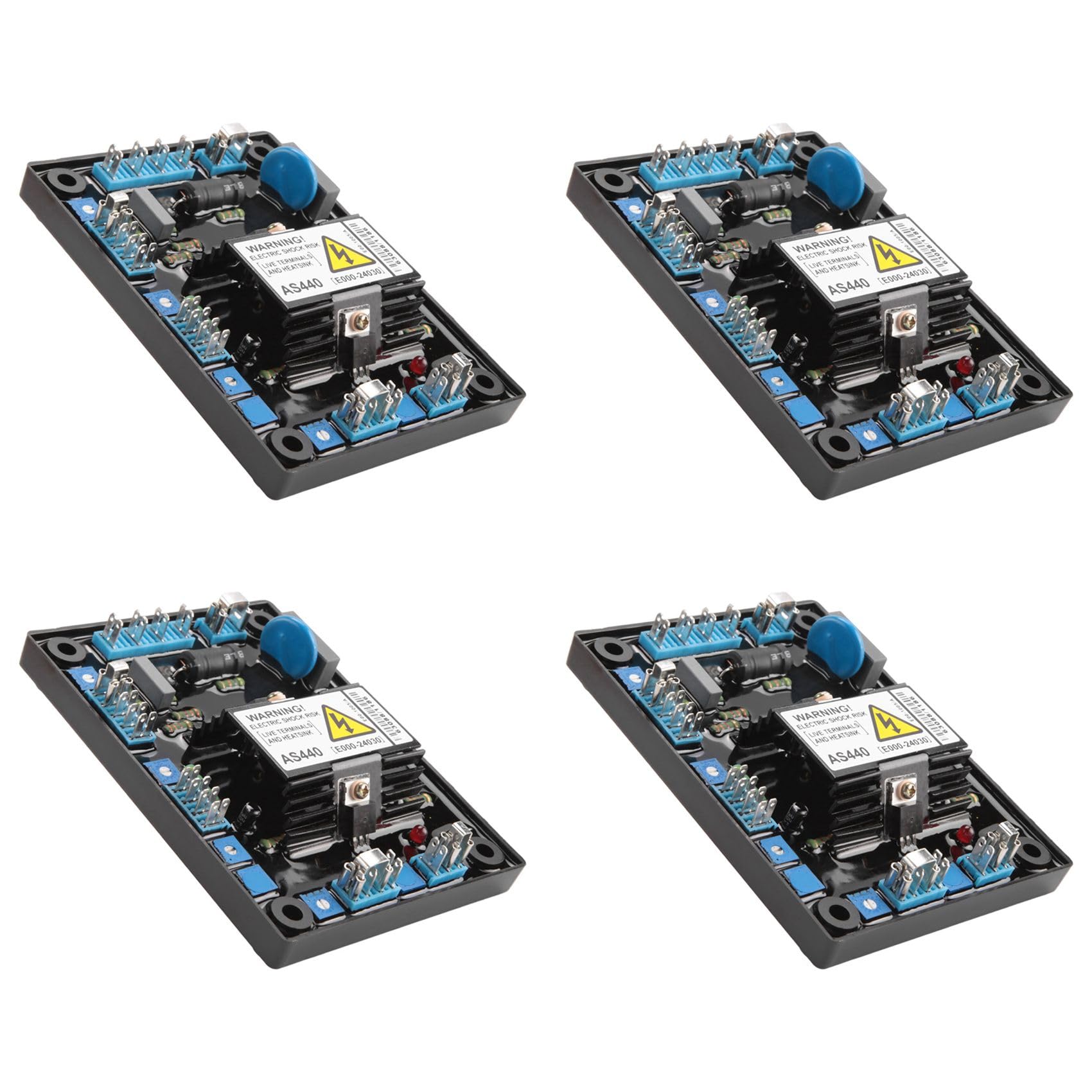 4X Generador AS440 Entrada de Regulador de Voltaje Automático AC 190-264V 4A Motor AVR Regulador de Voltaje Generador Accesorios Y Piezas